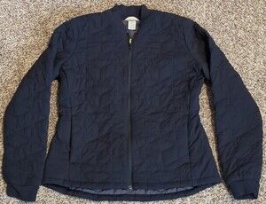 Women's Black Quilted Bomber Jacket